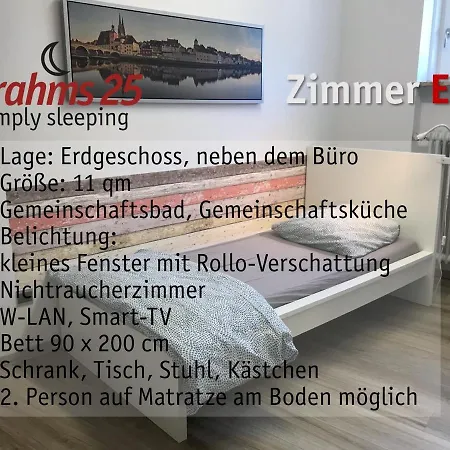 Homestay szállás Brahms 25 Regensburg